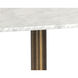 Enco White / Antique Gold Bistro Table